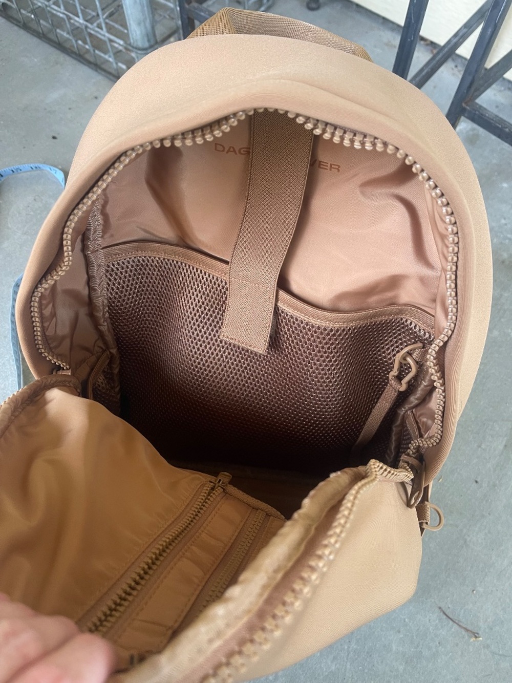 Large Dakota Backpack Dagne Dover Camel - Picture 8 of 15